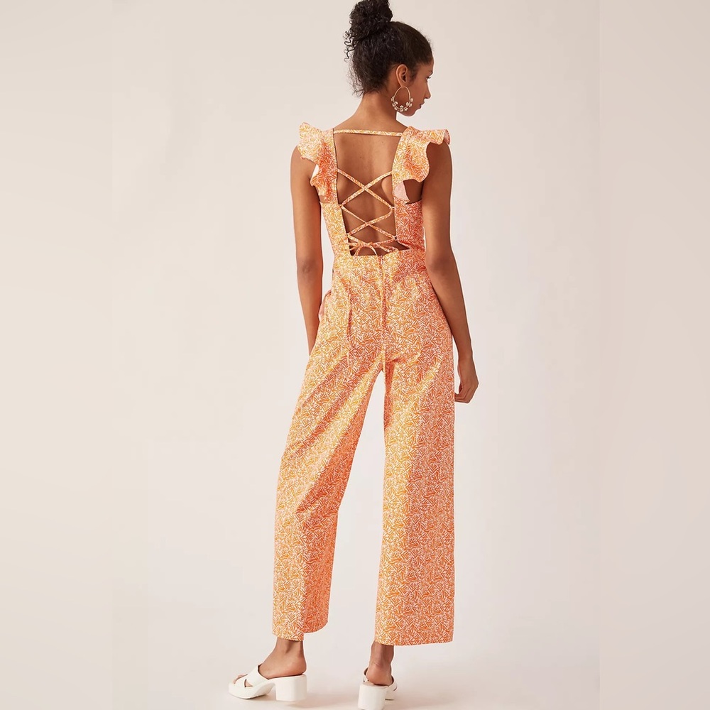 Hutch Orange Matchsticks Jumpsuit